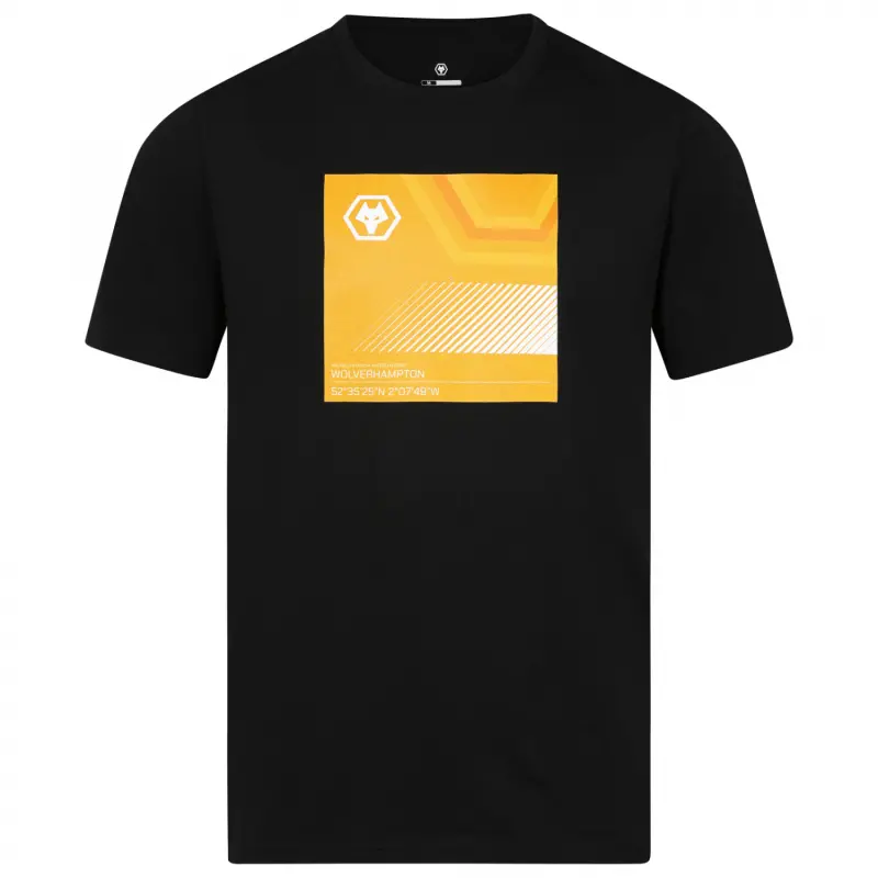 Wolverhampton Wanderers Store | Shop Official Molineux Location T-Shirt – Black Wolves Gear